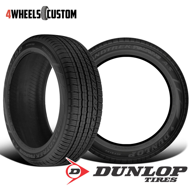 2 X New Dunlop Grandtrek Touring AS 255/50R19 107H 200 AA Tire eBay
