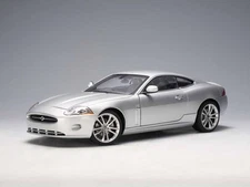 2006 JAGUAR XK COUPE LIQUID SILVER by AUTOart 1:18 #73631 BRAND NEW IN BOX SALE