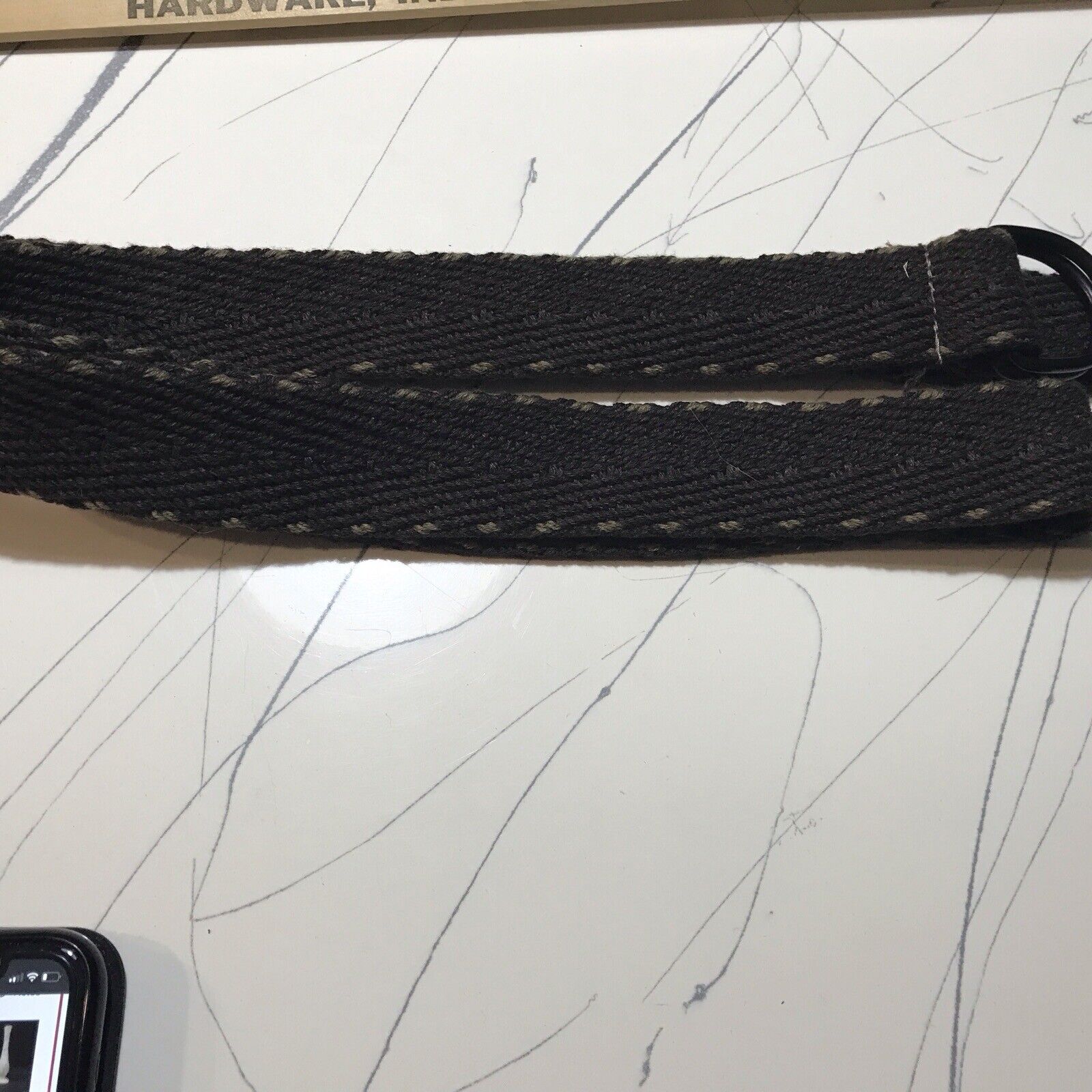 Vintage Woven Fabric Belt  (52”) - image 1