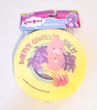 2007 Care Bears SURFER CHICKS RULE Splash Disc Rand International NOS