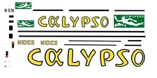 REPRODUCTION DECALS ONLY!! REVELL COUSTEAU CALYPSO or CALYPSO  PBY 
