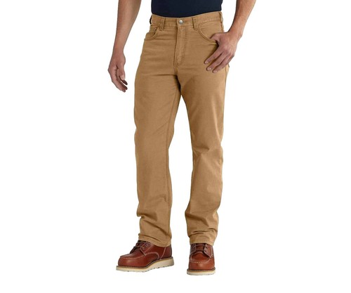 ハンドメイド Carhartt Men's 106847 Rugged Flex Relaxed Fit Duck Double-Front