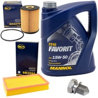 MotoröL Filter Set 15W50 5 Liter + ÖLablassschraube FüR VW Transporter Multivan