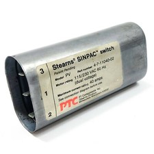 Stearns  4-7-11040-02 SINPAC  Switch, PV Series, 40 Amps, 115/230VAC 60Hz