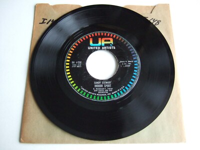 Sandy Stewart - Indoor Sport / Time Waits For No One - United Artists - Vinyl 7''