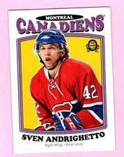 2016-17 O-Pee-Chee Retro #480 Sven Andrighetto Montreal Canadiens