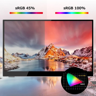 15.6in Portable Display 144Hz Type C HD Multimedia Interface 2.5K IPS Touch Scre