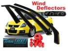 For SUZUKI SWIFT M2  2005 - 2011  5.doors Wind deflectors 4.pc HEKO 28615
