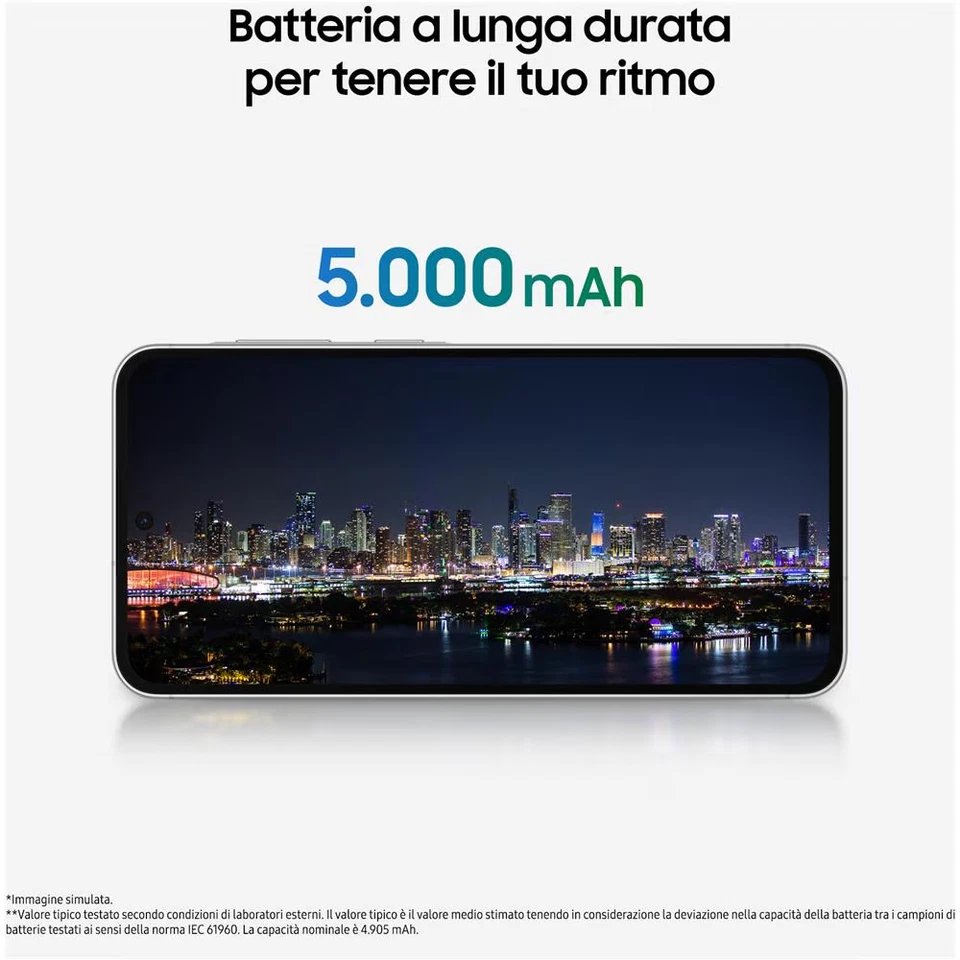 SAMSUNG GALAXY A56 5G OLIVE SM-A566B DUAL SIM 8GB RAM 128GB GARANZIA 2 ANNI - Immagine 4 di 4