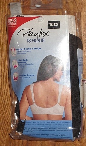 Reggiseno nuovi con etichette Playtex 18 Hour Ultimate Shoulder Comfort WireFree #4693 varie taglie - Foto 15 di 20
