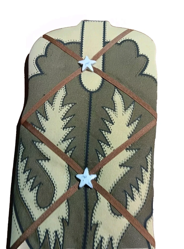 Western Cowboy Boot Memo Board Message Board Bulletin Board - Image 2 of 4