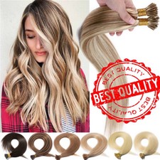Stick Tip I Tip Remy Human Hair Extensions Micro Full Head 300S Highlights