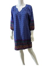 Alya Blue Shift Dress Women's Size Medium