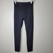 Madewell S MWL Black High Waisted Compression Leggings Hidden Back Pocket