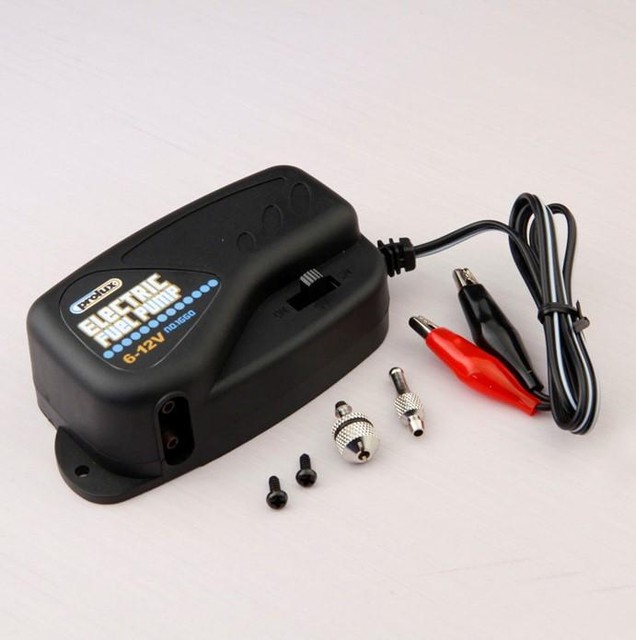 TFL Plastic Hand Driven/Electric Fuel Pump For Nitro RC Racing Gasoline