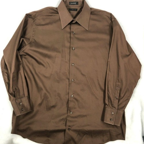 J Ferrar Dress Shirt Mens 17.5 34 - 35 