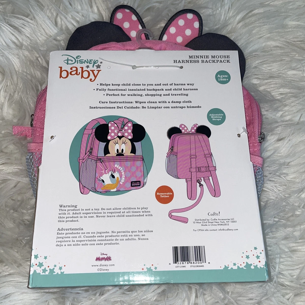 Minnie mouse harness backpack cheap