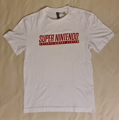 SUPER NINTENDO ENTERTAINMENT SYSTEM T-Shirt Logo Nintendo - SNES - Größe XS