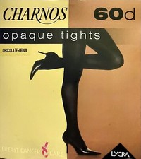 Image of Charnos Matt Opaque Tights 60 Denier Chocolate Small - Medium - Large