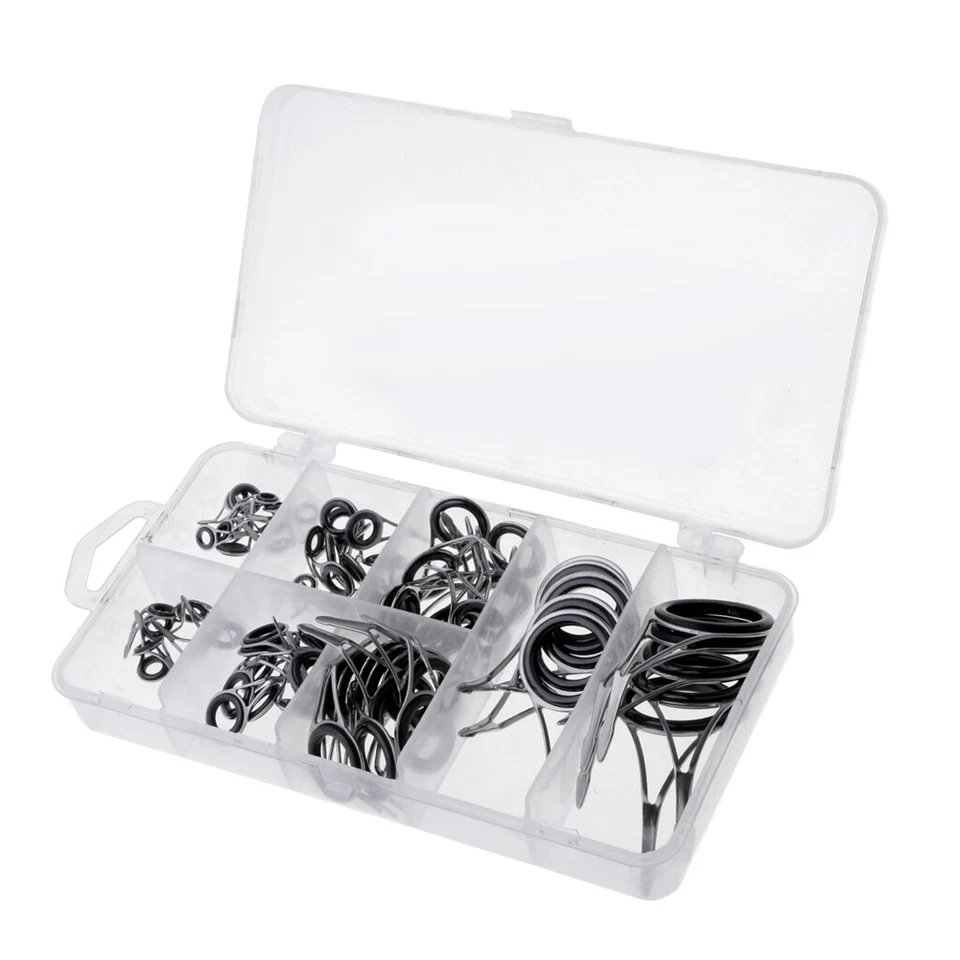 70Pcs Kit di riparazione per anelli di guide per canne da pesca in acqua salata - Immagine 2 di 4