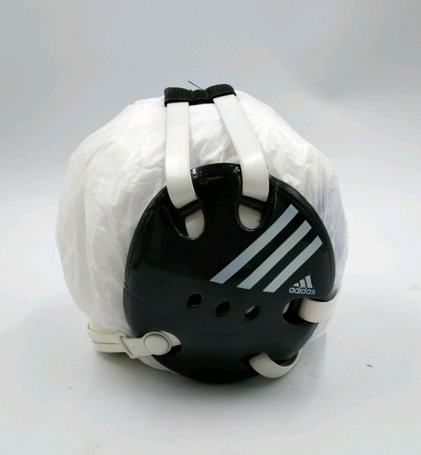 Adidas Response Wrestling Ear Guard Headgear w/ Chin Strap Black Adult