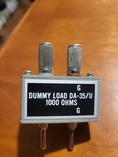 DUMMY LOAD DA-35/U 1000 OHM, PN 150E6, FOR MILITARY HAM RADIO