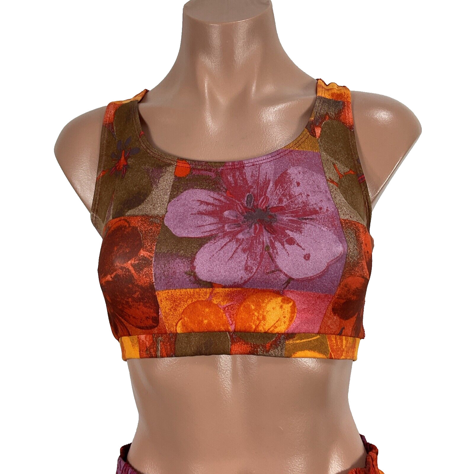 BOA Floral Pattern Half Split Lined Athletic Shor… - image 4