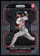 2022 Panini Prizm Mason Thompson #28 Rookie RC Washington Nationals