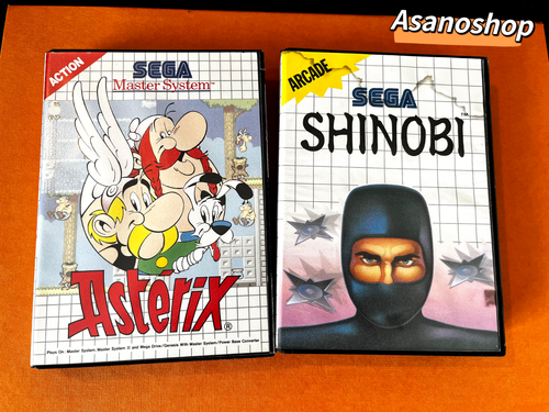 Lot De 8 Jeux Vidéo Pour SEGA Master System - Jeux D'action/aventure - Bon état - Origine France
