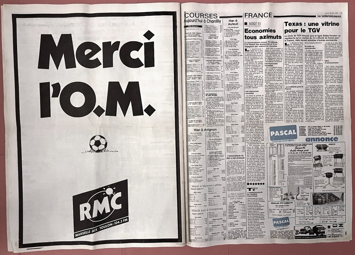 FOOT RETRO: Finale 99 Etoile Rouge de Belgrade - Olympique Marseille 0-0