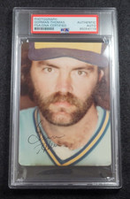 1980 GORMAN THOMAS Signed Original Snapshot Photo-MILWAUKEE BREWERS-PSA