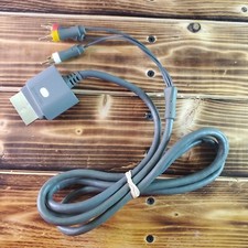 Microsoft XBOX 360 Slim Composite AV Audio Video Cable Genuine OEM Tested Works
