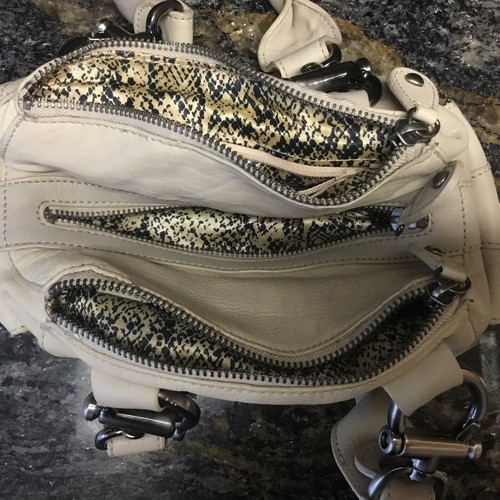 STEVEN by STEVE MADDEN HAND BAG GENUINE LEATHER MULTI ZIP PURSE MINI SATCHEL NWT - Picture 6 of 11