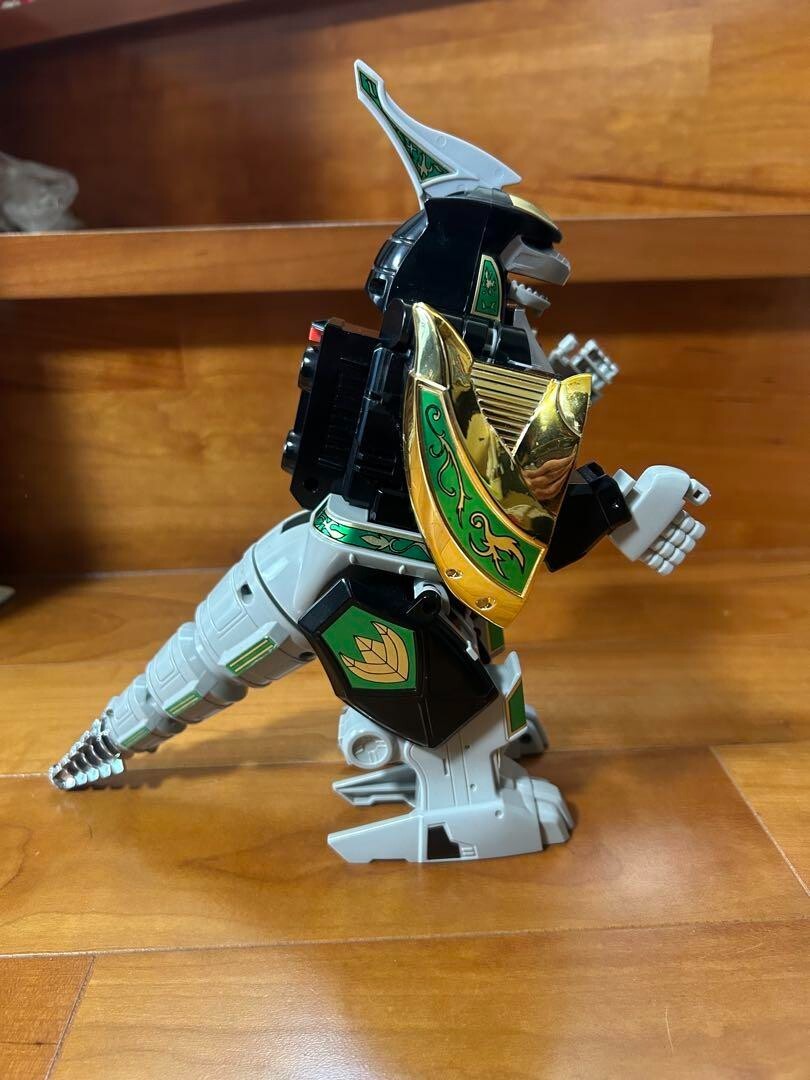 Vintage 1991 Mighty Morphin Power Rangers Dragonzord Zord Green