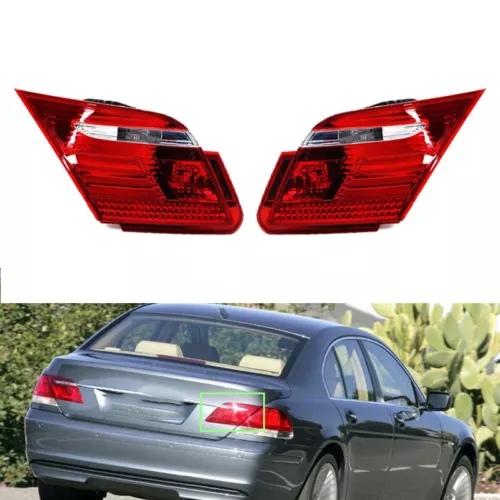 1 Pair For BMW 7 Series E65 E66 745i 750Li 2005-2008 Tail Light Rear Inner Lamp - Picture 1 of 11