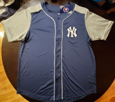 GENUINE MERCHANDISE MAJESTIC NEW YORK YANKEES JERSEY Sz XL GENUINE MERCHANDISE MAJESTIC NEW YORK YANKEES JERSEY Sz XL