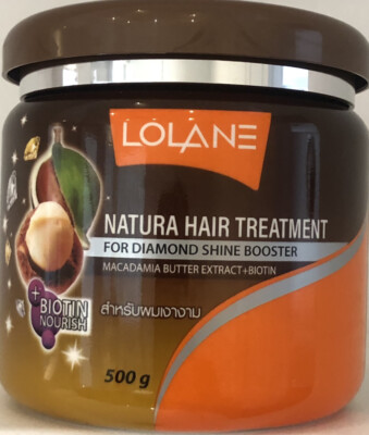 Lolane Natura Hair Treatment for Nourishing & Diamond Shine Booster 500 Grams