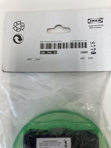 Ikea Alleby Desk Alarm Clock/ Desk Clock/Green Plastic /Battery Operated - Picture 4 of 9