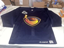 Nwt Authentic 52 Jofa Atlanta Thrashers Practice Hockey Jersey Navy Blue Mic