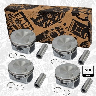 4x piston set PM006300 bolt Ø 21 mm Skoda Octavia VW Golf Tiguan 2.0 TFSi