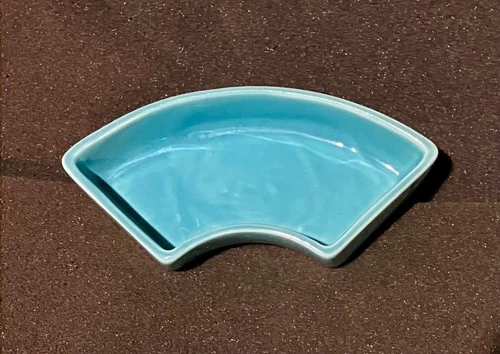 VINTAGE FIESTA RELISH TRAY SIDE INSERT IN TURQUOISE