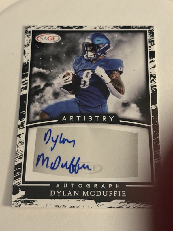 AUTO Dylan Mcduffie Sage Artistry #A-DM