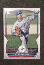 2023 Bowman Draft - Wyatt Crowell #BD-63 (RC)