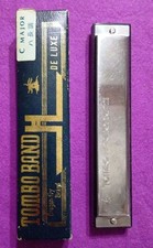 Vintage TOMBO Band De Luxe No.1521 C Major Tremolo Harmonica Made in Japan