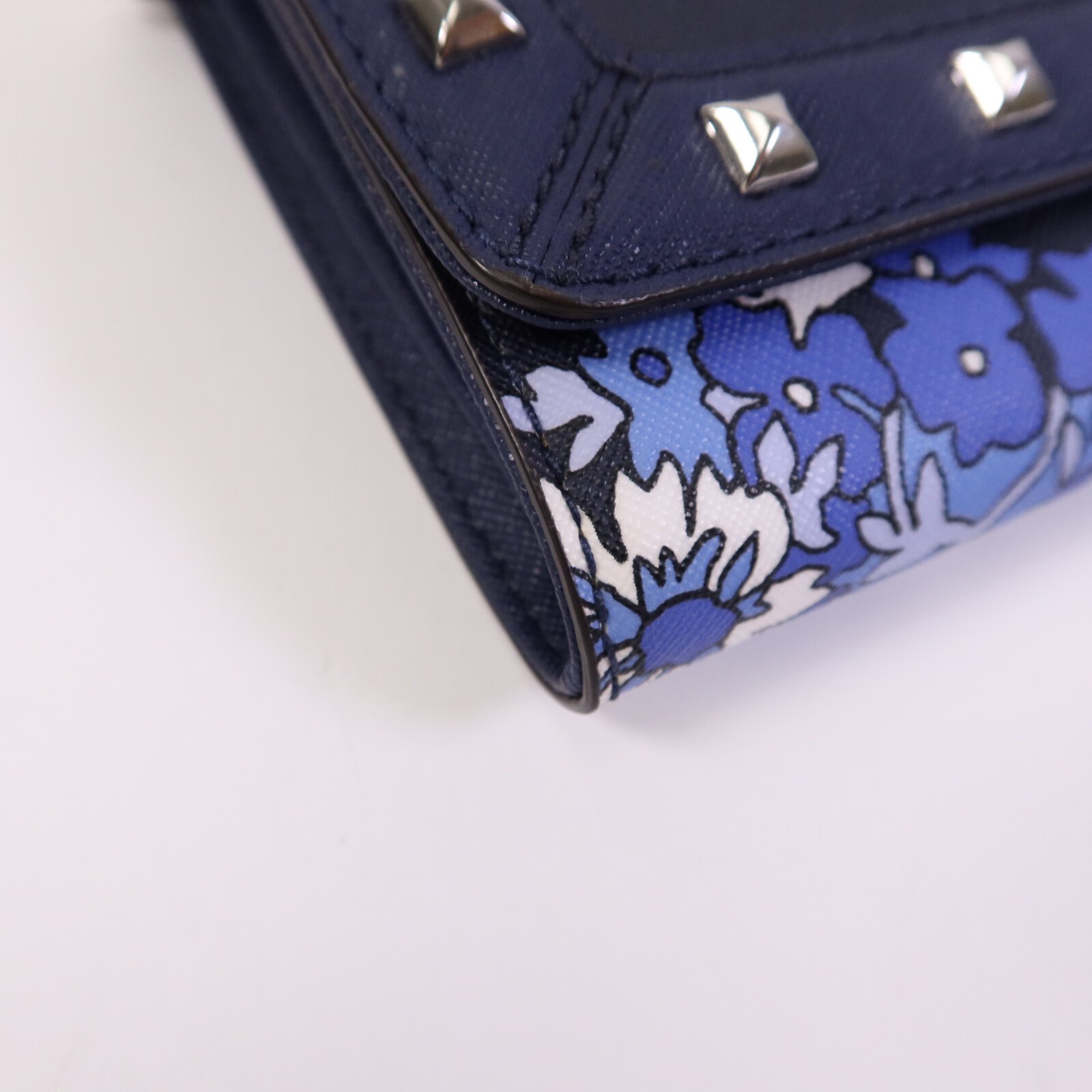 MICHAEL KORS SHW Shoulder Bag Coated Canvas Blue thumbnail 12