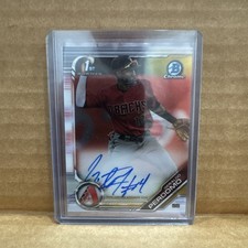 2019 Bowman Chrome Geraldo Perdomo 1st Bowman Auto Autograph CPA-GP Diamondbacks