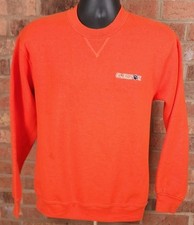 Vintage Clemson Tigers Sweatshirt Crewneck Medium Orange NCAA Football Russell