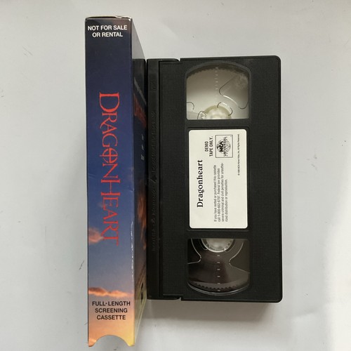 Dragon-heart (VHS, 1997) Dennis Quaid Sean Connery David Thewlis Promo Screener - Picture 4 of 5