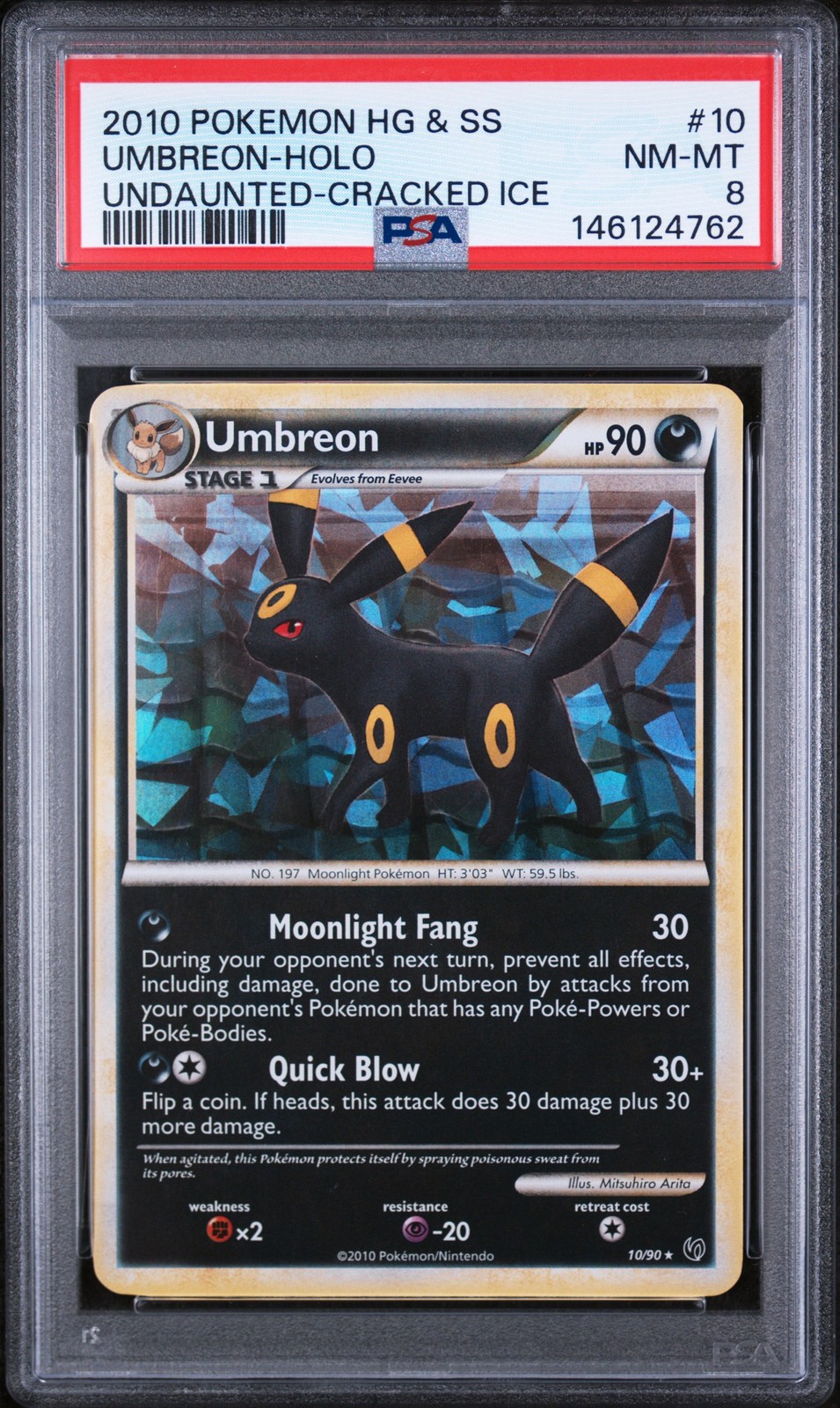 Umbreon 2010 HeartGold & SoulSilver: Undaunted #10/90 Promo
