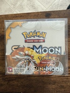 pokemon sun and moon booster box ebay Pokemon Sun And Moon Base Set Booster Box Sealed 2017 Mint With Acrylic